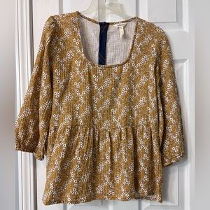 Matilda Jane gold floral top